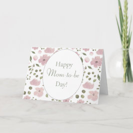 Feliz día de mamá, floral tarjeta del día de la ma