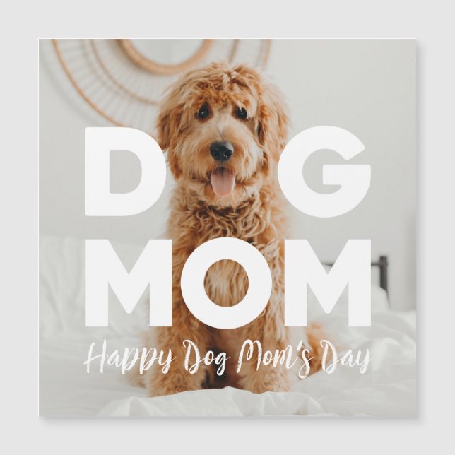 ¡Feliz Día de Mamá Perro! Tu foto de perro, tarjet (Anverso)