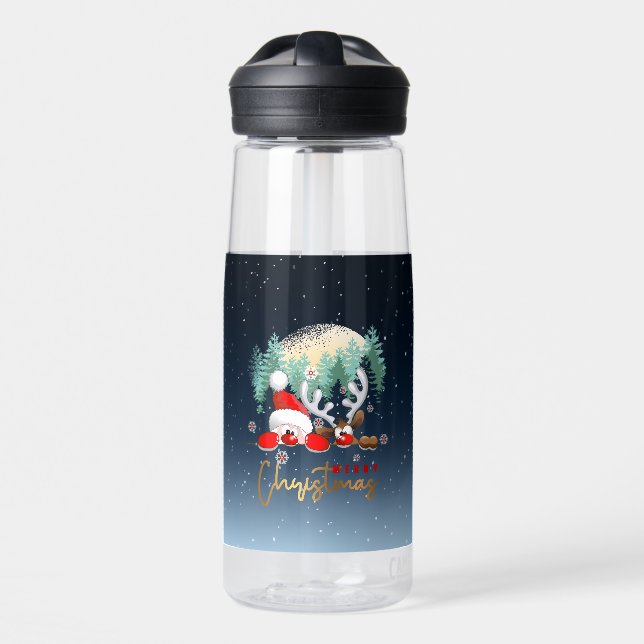 Feliz Día de Navidad | Botella de agua (Delante)