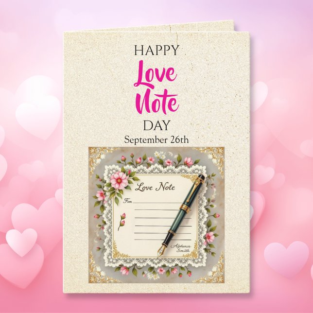 Feliz Día de Nota de Amor - 26 de Septiembre (Subido por el creador)