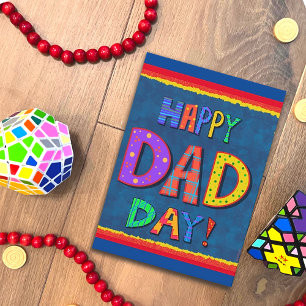 Feliz día de papá tarjeta de inespiritualidad de b