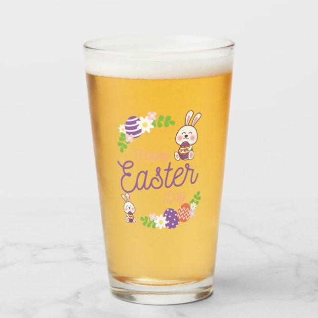 Feliz Día de Pascua, divertida copa del Día de Pas (Anverso (lleno))