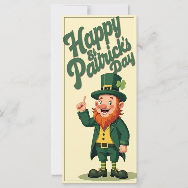 Feliz día de San Patricio, adorable duende (Anverso)