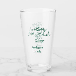 Feliz día de San Patricio apellido verde minimalis
