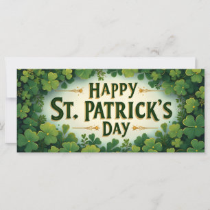 Feliz día de San Patricio Arte de Trébol