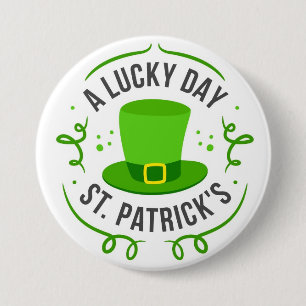 Feliz día de San Patricio Botón