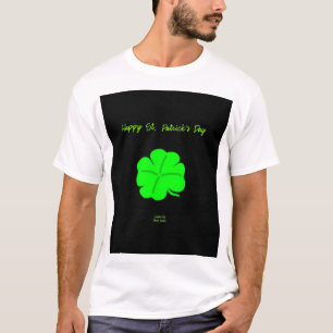 Feliz Día de San Patricio Camisa Básica Blanca de