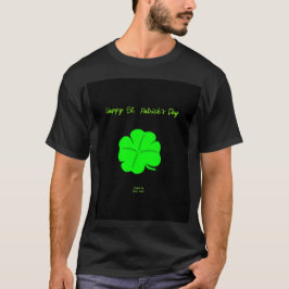 Feliz Día de San Patricio Camisa Black Basic para 