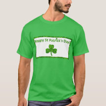 Feliz Día de San Patricio, camiseta verde