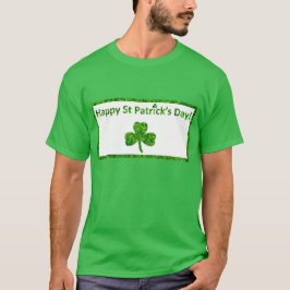 Feliz Día de San Patricio, camiseta verde