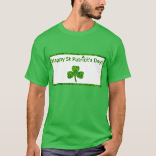 Feliz Día de San Patricio, camiseta verde