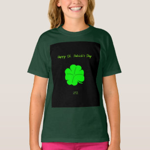 Feliz Día de San Patricio Chicas en la camiseta de
