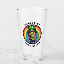 Feliz Día de San Patricio con cerveza verde
