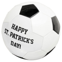Feliz Día de San Patricio de la pelota de fútbol b