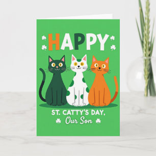 Feliz Día de San Patricio Hijo Tarjeta