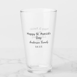 Feliz día de San Patricio nombre familia lugar sim