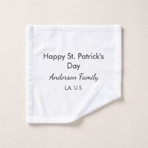 Feliz día de San Patricio nombre familia lugar sim