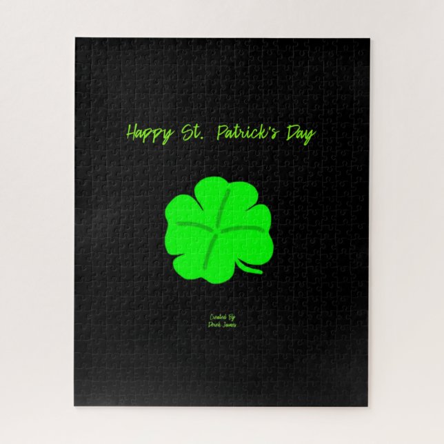 Feliz Día de San Patricio Puzzle de 16" X 20" (Vertical)