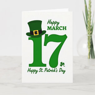 Feliz día de San Patricio Tarjeta 17