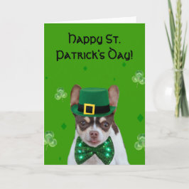 Feliz Día de San Patricio, tarjeta de felicitación