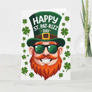 Feliz día de San Patricio Tarjeta divertida