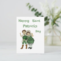 Feliz día de San Patricio Tarjeta Postal