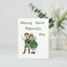 Feliz día de San Patricio Tarjeta Postal
