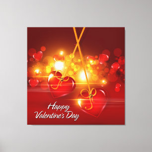 Feliz día de San Valentín 17 Lienzo Envuelto