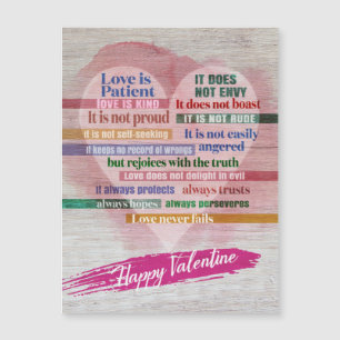Feliz día de San Valentín - 1 Corintios 13
