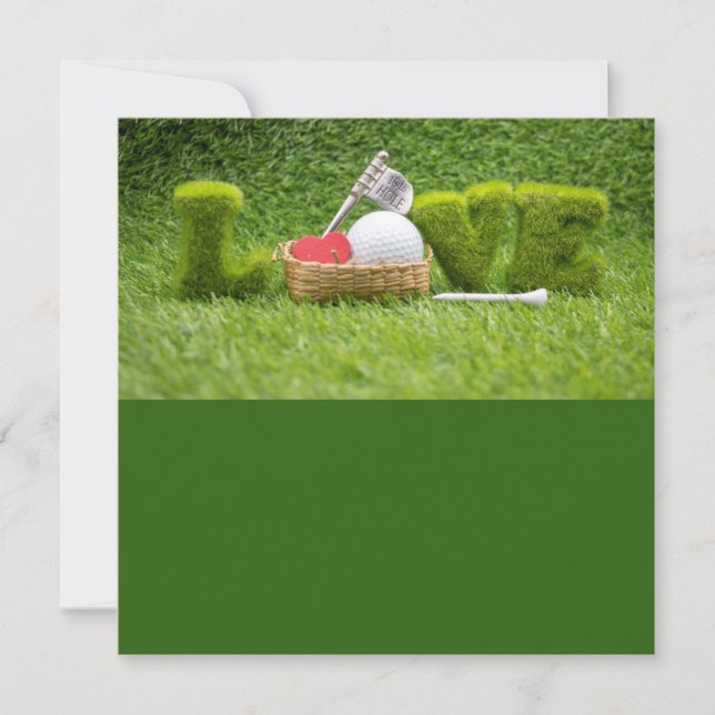 Feliz Día de San Valentín a los golfistas con el g (Anverso)