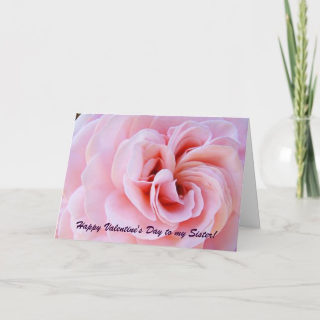 Feliz día de San Valentín a mi hermana! Tarjetas R (Anverso)
