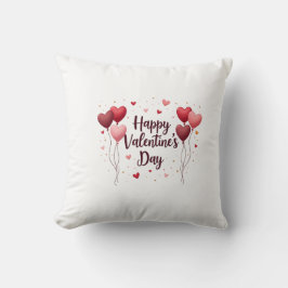 Feliz día de San Valentín Almohada Romántica