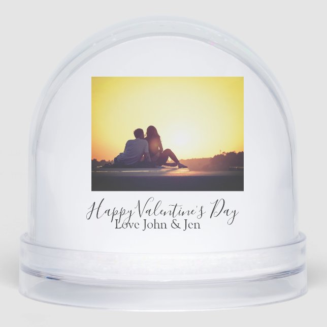 Feliz día de San Valentín amor agregar nombre foto (Anverso)