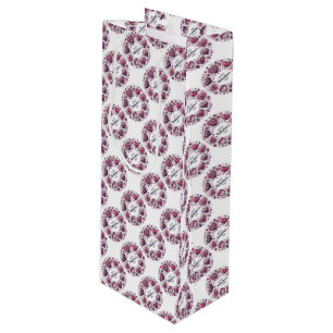 Feliz Día de San Valentín Bolsa de regalo de vino