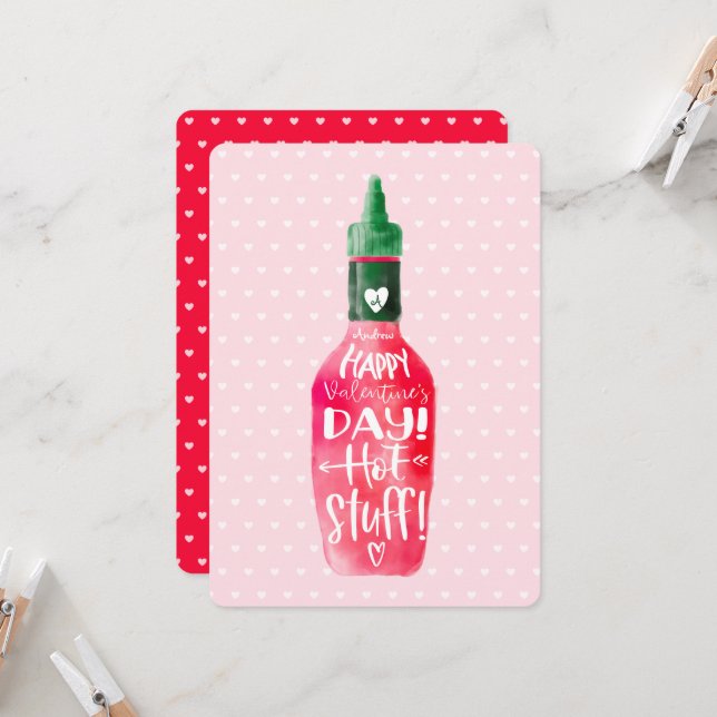 Feliz Día de San Valentín. | Botella de Salsa Cali (Anverso/Reverso In Situ)