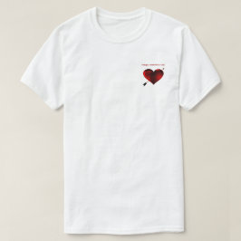 Feliz día de San Valentín camiseta de bolsillo