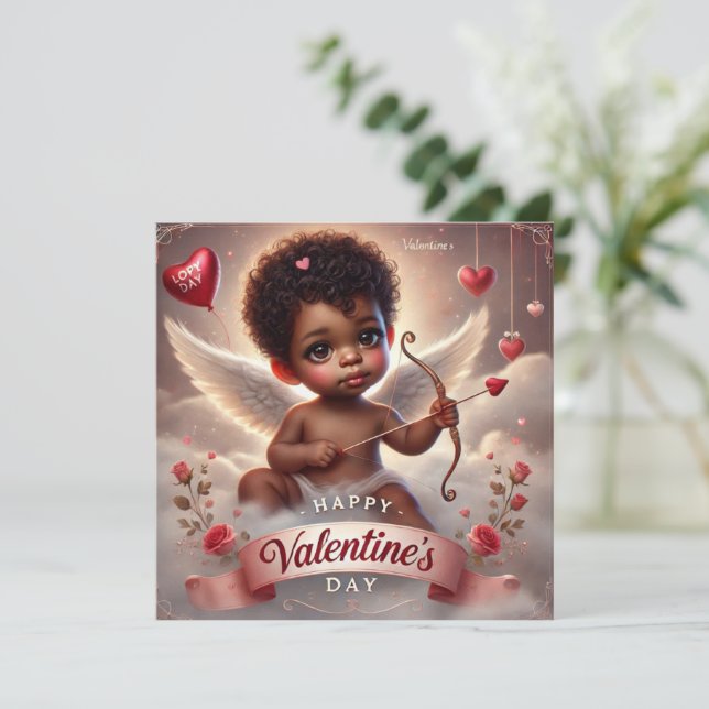 Feliz Día de San Valentín Cupido 1 (Anverso de pie)