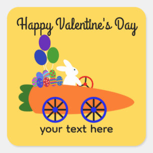 Feliz Día de San Valentín de los Pegatinas del aut