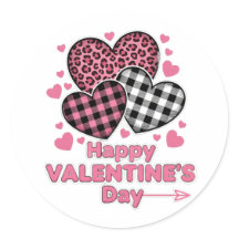 Feliz Día de San Valentín divertido Pegatinas de A