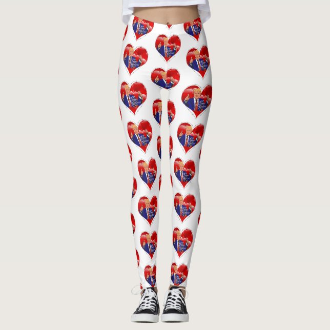 feliz día de San Valentín donald trump leggings (Anverso)