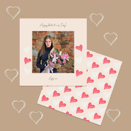 Feliz Día de San Valentín Foto de escritura modern