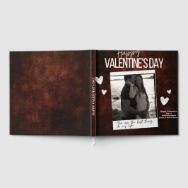 Feliz día de San Valentín Libro de invitados de fo