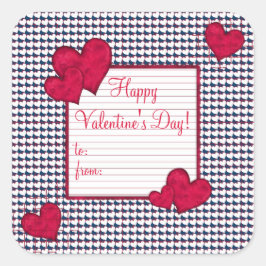 Feliz Día de San Valentín, Pegatina de etiquetas