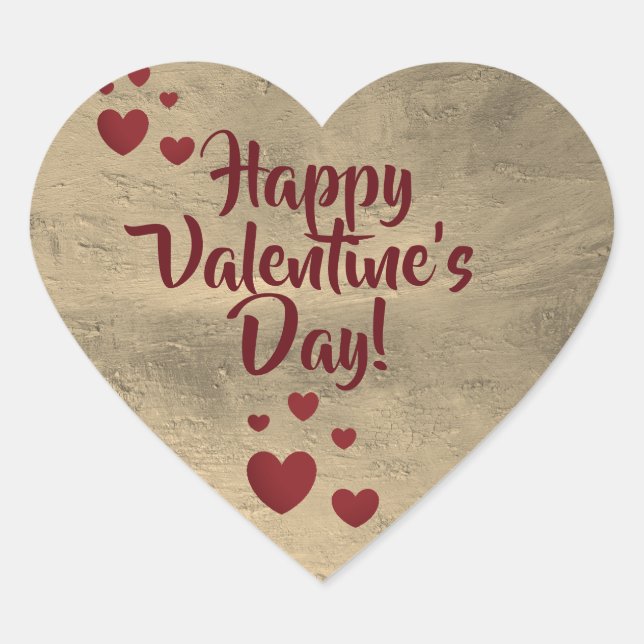 Feliz Día de San Valentín pegatinas por DAL (Anverso)