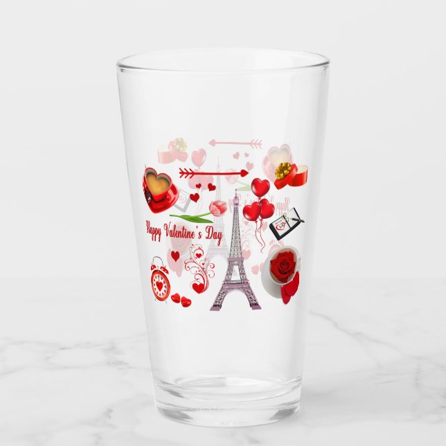 Feliz Día de San Valentín Romántico regalo para pa (Anverso)