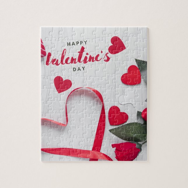 Feliz Día de San Valentín rompecabezas (Vertical)