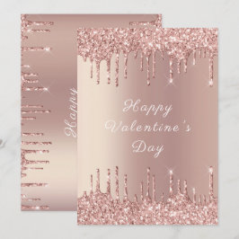 Feliz Día de San Valentín - Rosa Purpurina de Rubo