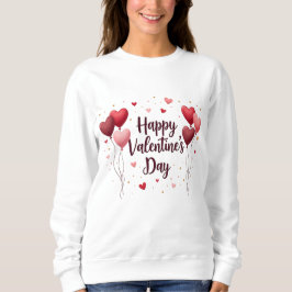 Feliz día de San Valentín Sudadera elegante