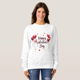 Feliz día de San Valentín Sudadera elegante