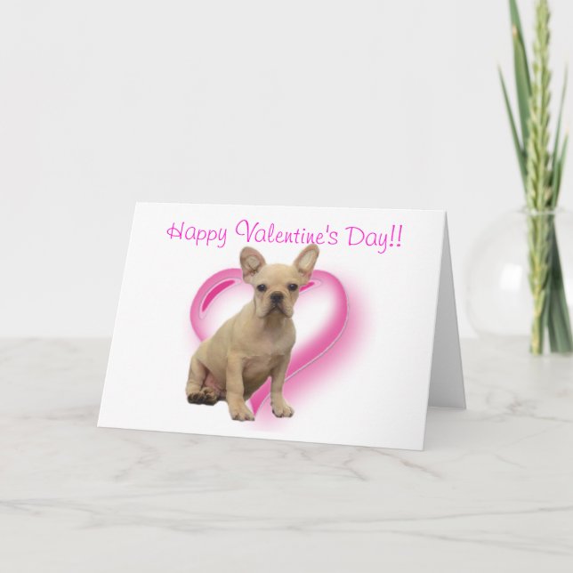 Feliz Día de San Valentín tarjeta de bienvenida al (Anverso)